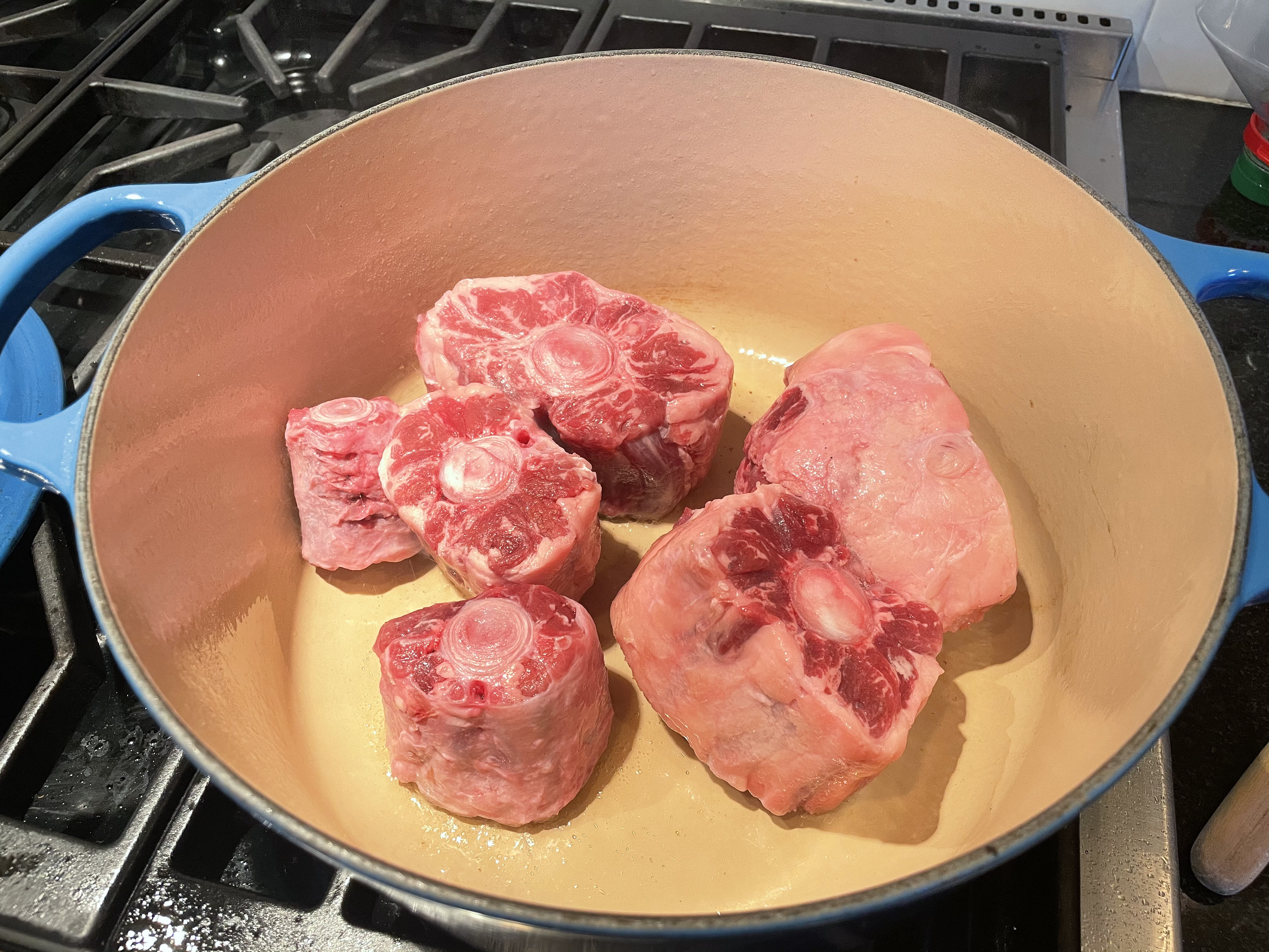Oxtail in Dutch Oven
