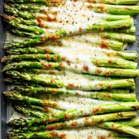 Cheesy Garlic Roasted Asparagus · Joi Ito’s Cooking