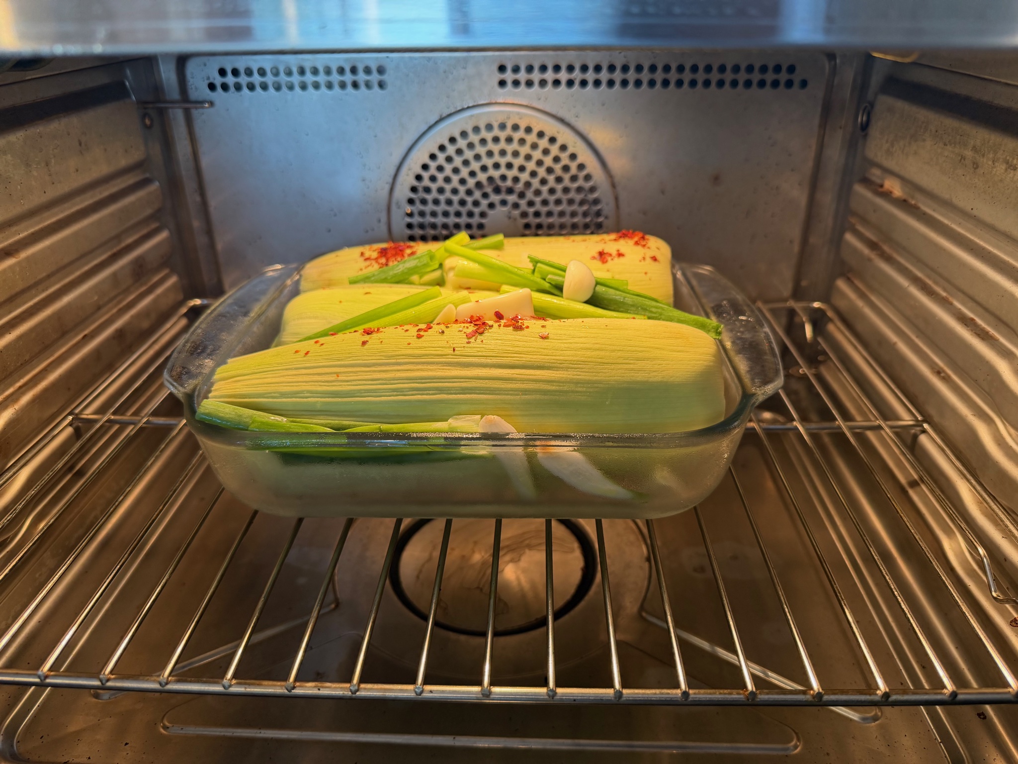 Corn on the Cob, Precision Oven