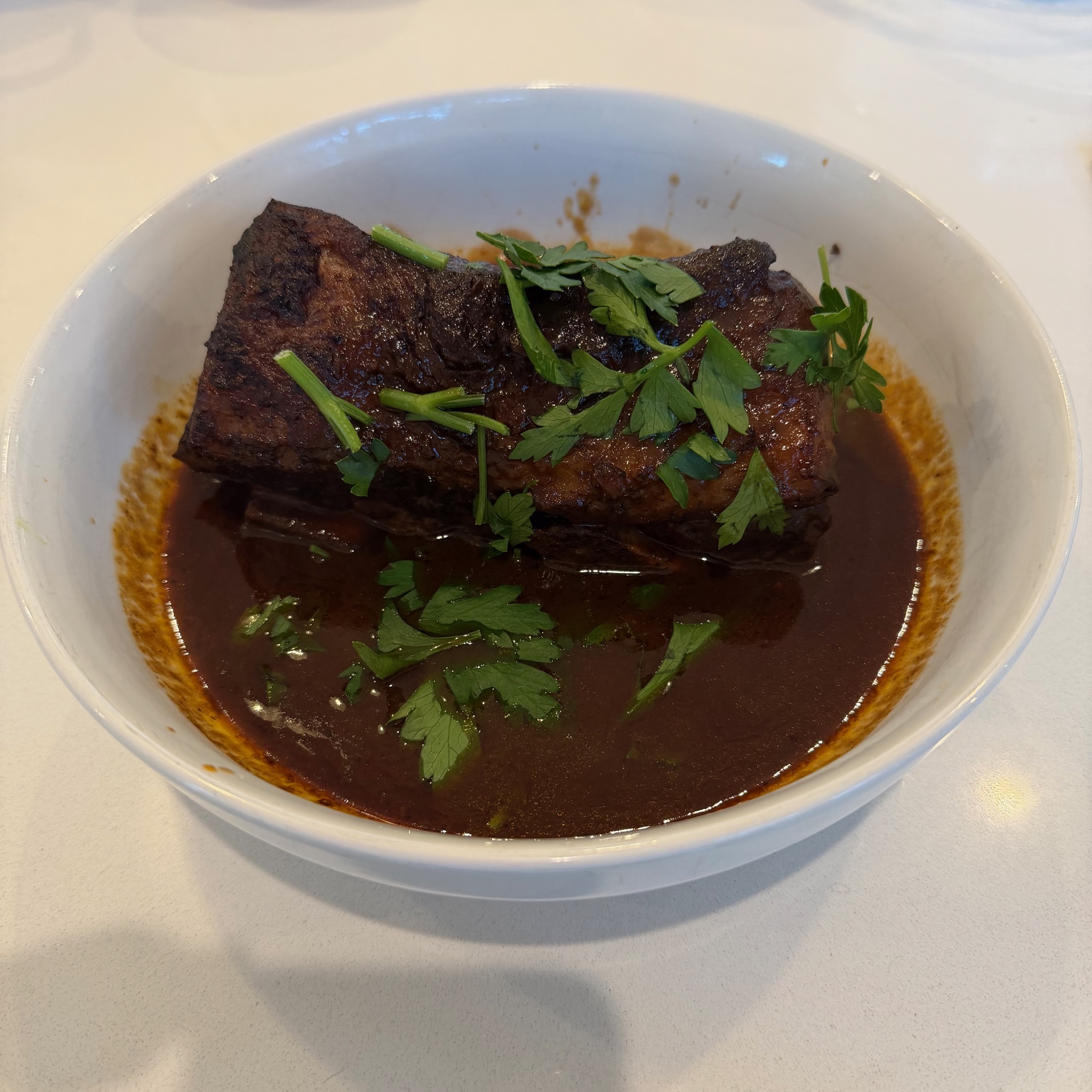 Garlic Braised Short Ribs, Precision Oven